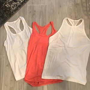 lululemon athletica 3 Tank Tops Size 12